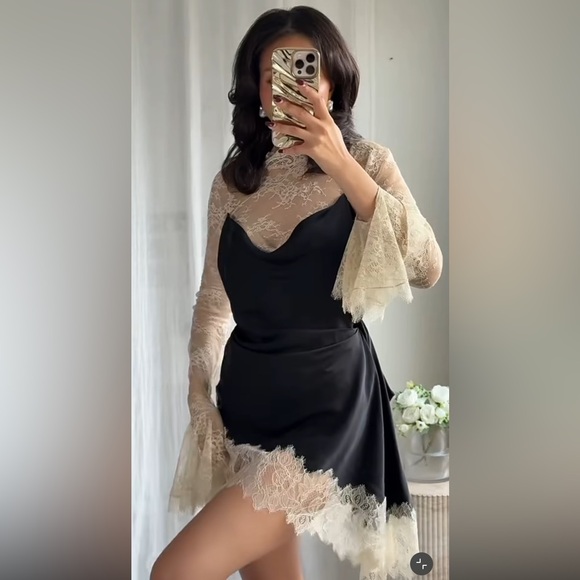 ZW COLLECTION LIMITED EDITION COMBINATION MINI DRESS - Picture 4 of 16